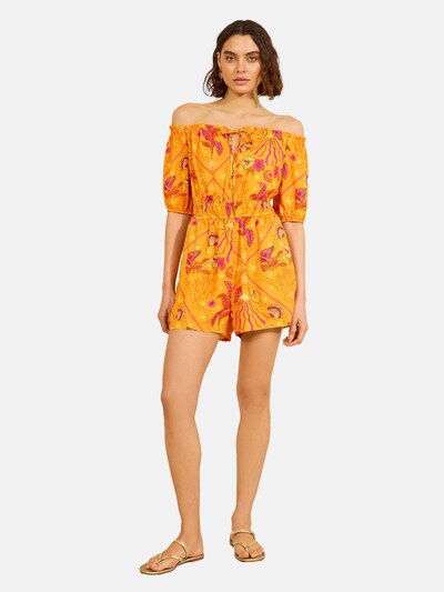 Friends Like These Jumpsuit in S in Yellow gold / Orange / Dark orange / Pink, Item view