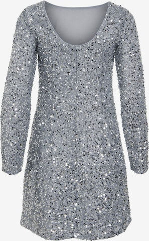 VILA - Vestido en plata: frente