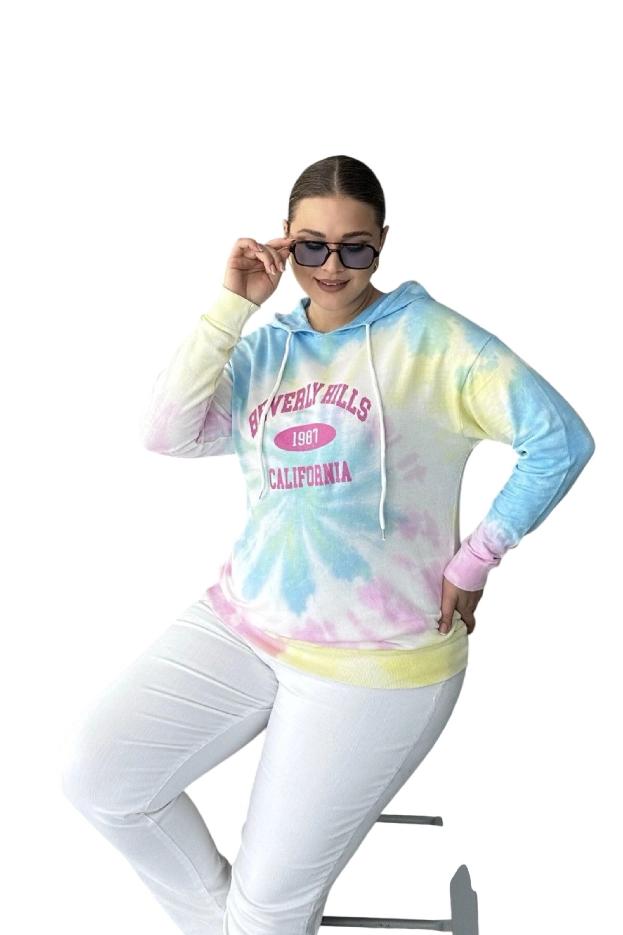 Stil Diva Sweatshirt in Mischfarben: Vorderseite