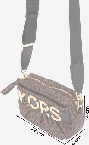 MICHAEL Michael Kors - Mala de ombro 'Leonie' em castanho