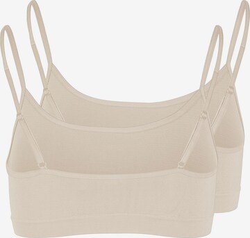 PIECES Bralette Bra 'Symmi' in Grey