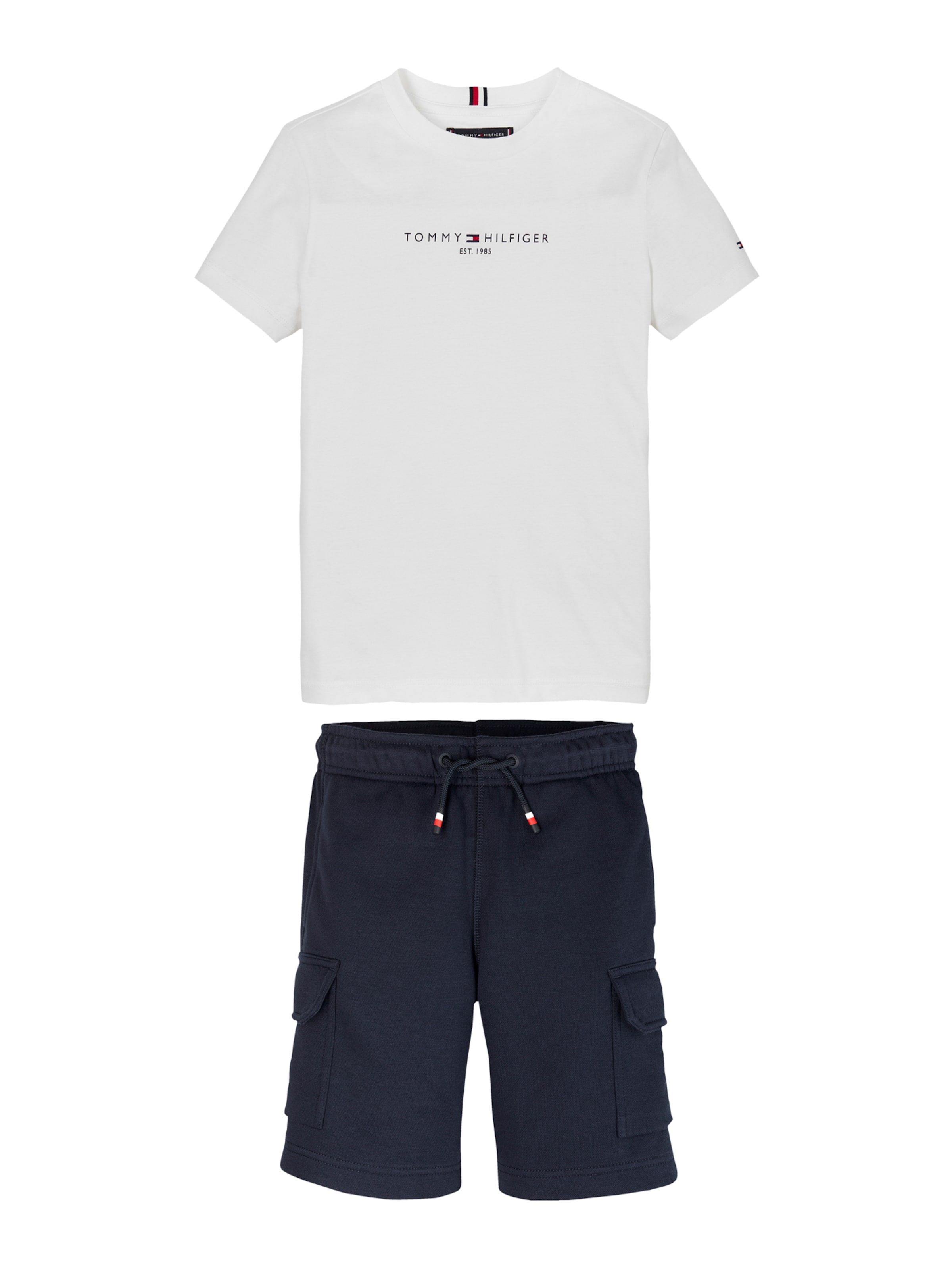 TOMMY HILFIGER Komplet | bela barva: sprednja stran