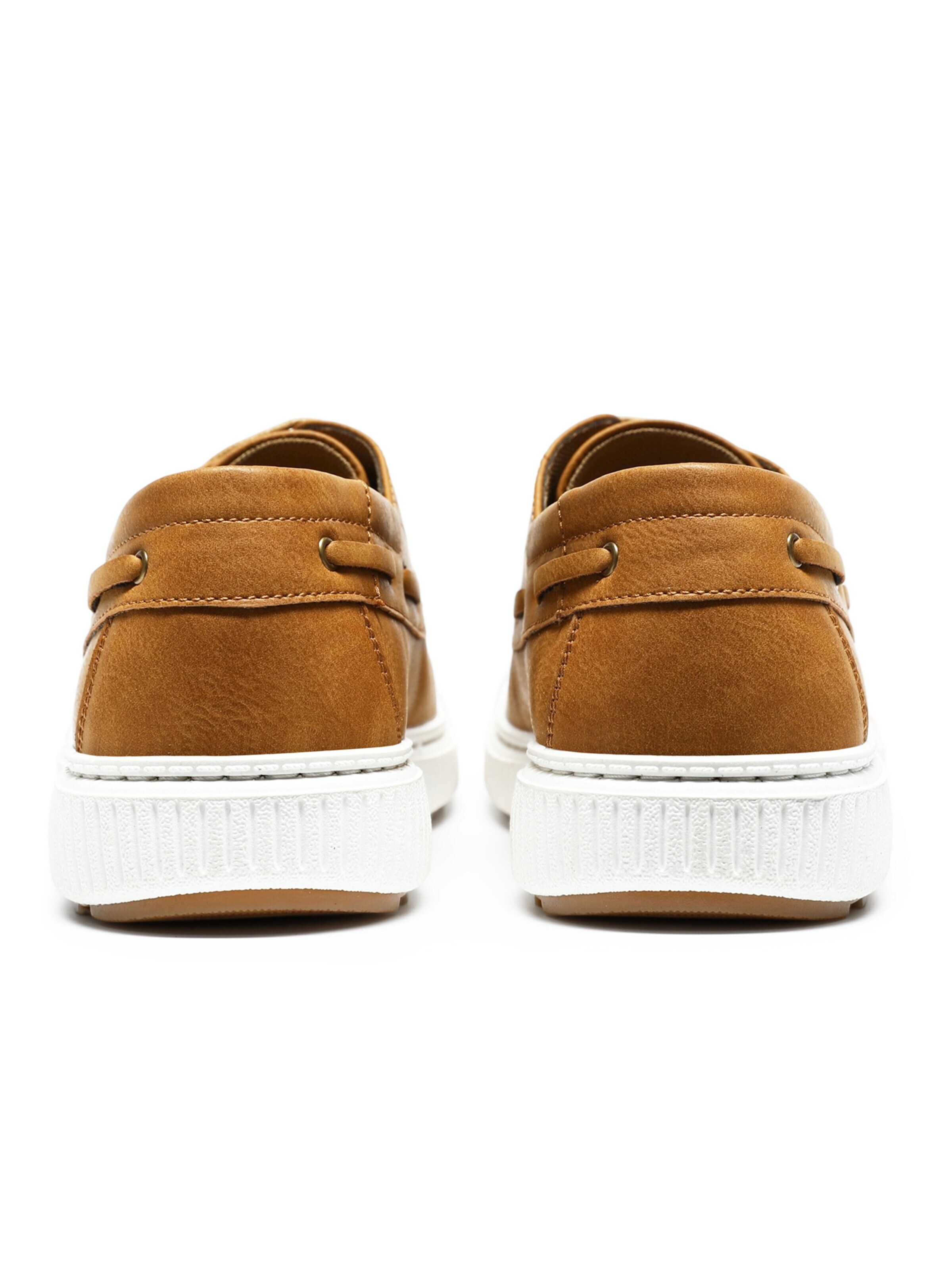 ALLTHEMEN Lace-Up Shoes 'Einfach' in Brown