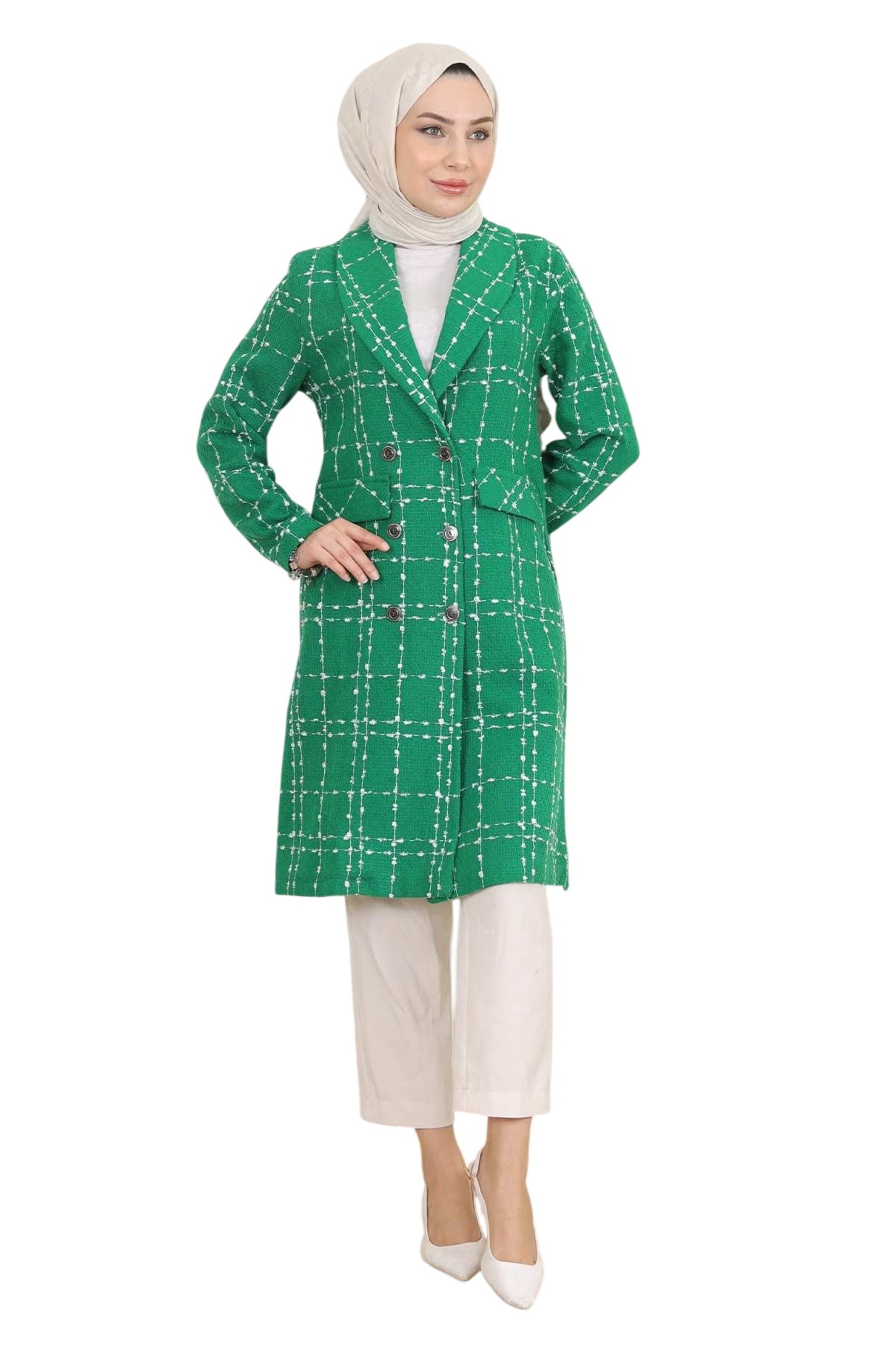 MODAMIHRAM Mantel in Grün