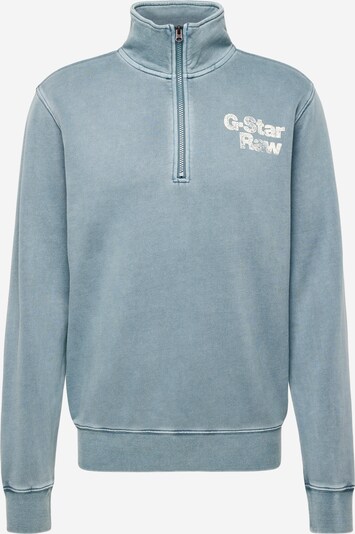 G-Star RAW Sweatshirt em azul claro / branco, Vista do produto