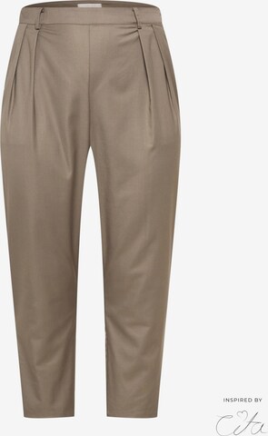 Guido Maria Kretschmer Curvy - regular Pantalón 'Saskia' en beige: frente