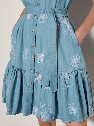 Apricot Dress ' ' in Blue