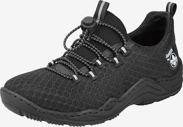 Rieker - Zapatillas deportivas bajas en negro: frente