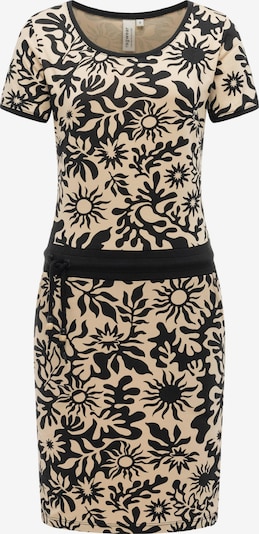 Ragwear Kleid 'Baomi' in 34 in sand / schwarz, Produktansicht