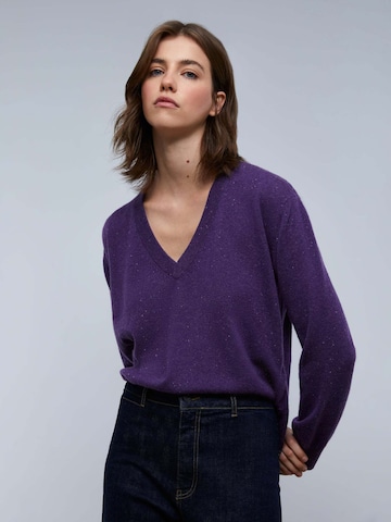 Scalpers Sweter w kolorze fioletowy