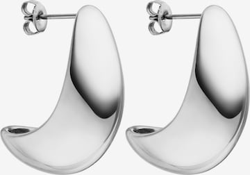 PURELEI Earrings 'Drop Big' in Silver: front