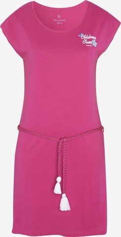 Oklahoma Jeans Dress in Pink: front
