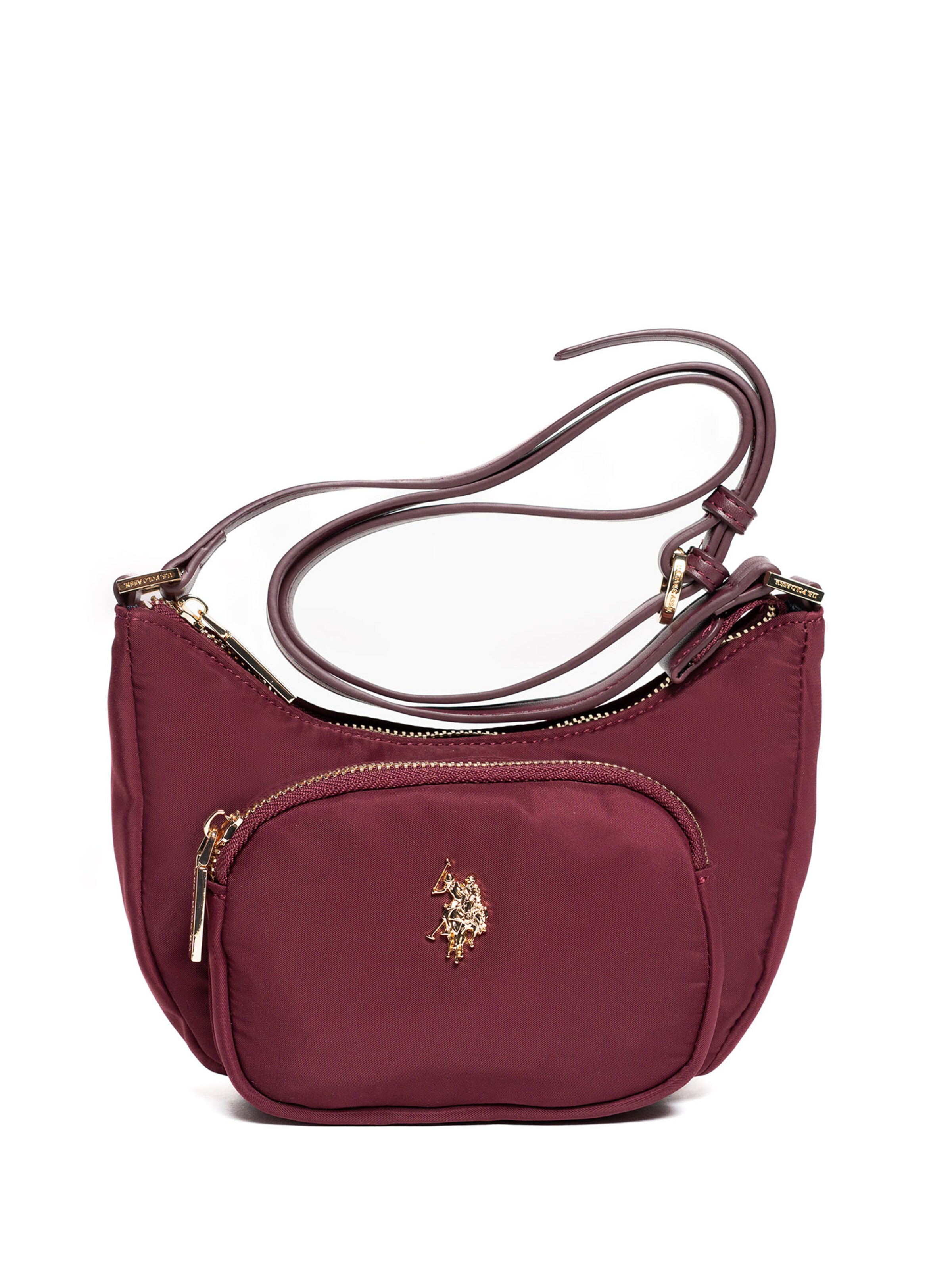 Borsa a mano di U.S. POLO ASSN. in lilla: frontale