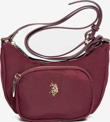 Borsa a mano di U.S. POLO ASSN. in lilla: frontale