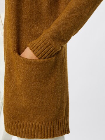 VILA Knit Cardigan 'Ril' in Brown