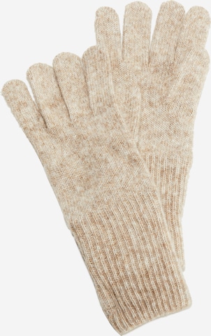 s.Oliver Fingerless Gloves in Beige: front