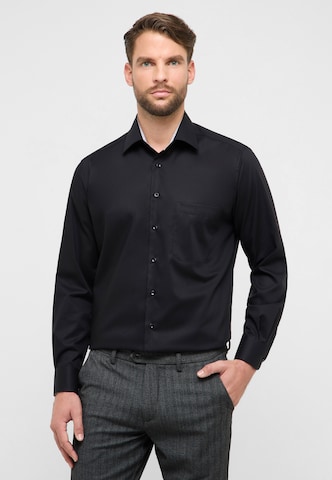 ETERNA Comfort fit Zakelijk overhemd ' COMFORT FIT ' in Zwart: voorkant