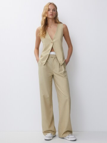 Pull&Bear Suit Vest in Yellow