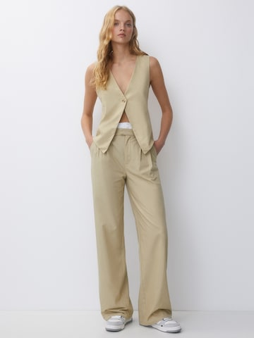 Pull&Bear Suit vest in Yellow
