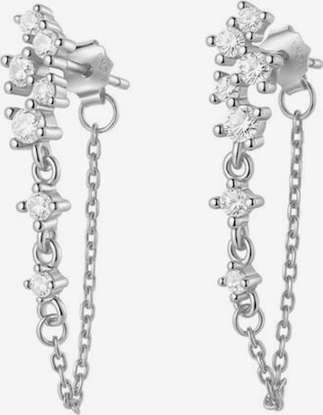 Hey Happiness Earrings 'Radiant Blossom' in Silver: front