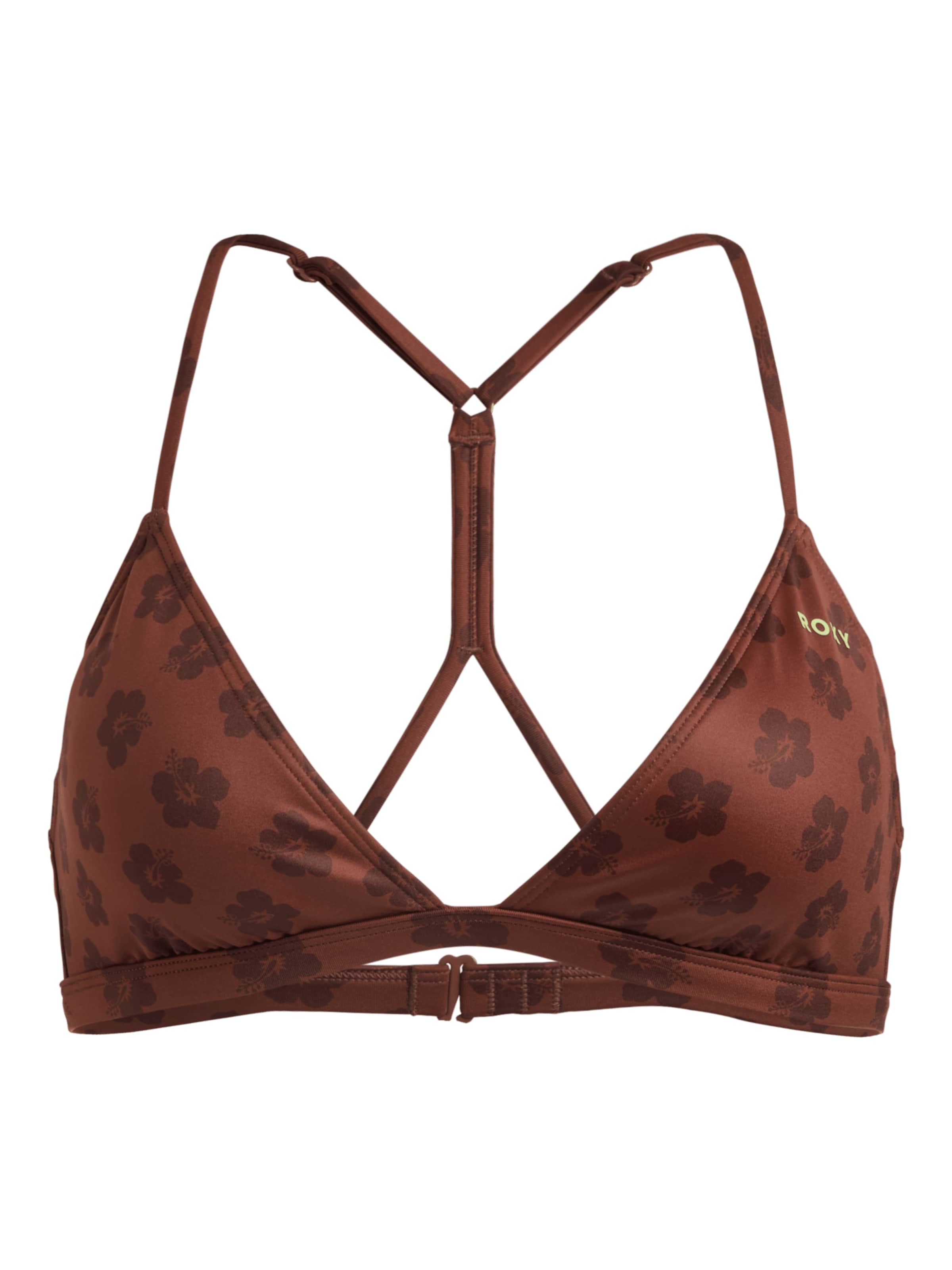 Triangle Hauts de bikini 'Pro' ROXY en marron : devant