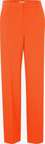 b.young Pleated Pants 'DANTA' in Orange: front