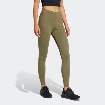 ADIDAS SPORTSWEAR Skinny Sports trousers 'Essentials' in Green: front
