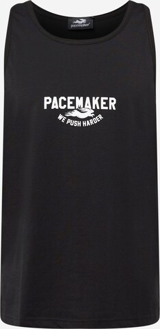 Pacemaker Tanktop in Schwarz: predná strana