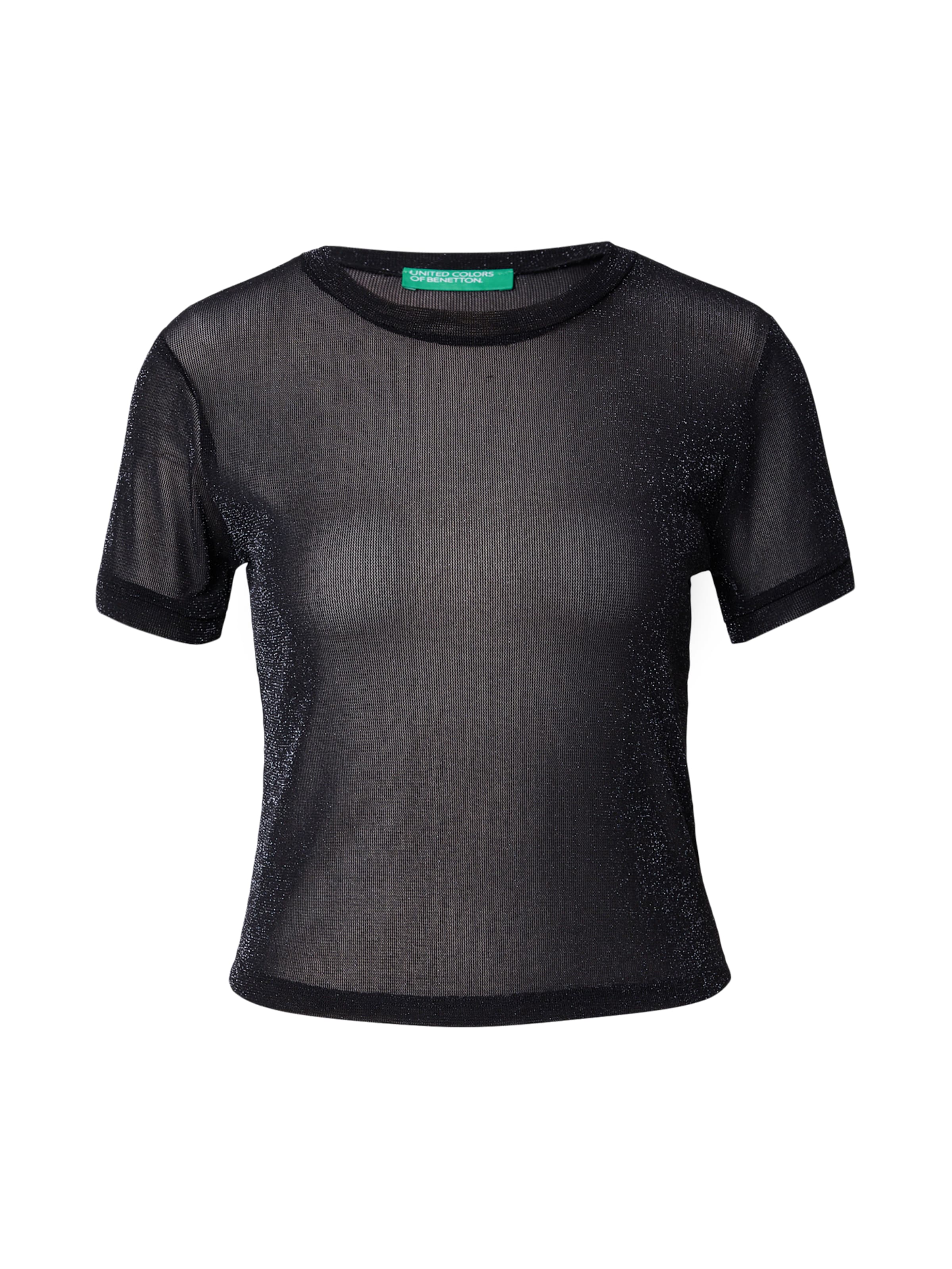 UNITED COLORS OF BENETTON Tričko – černá: přední strana