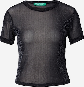 UNITED COLORS OF BENETTON Tričko – černá: přední strana