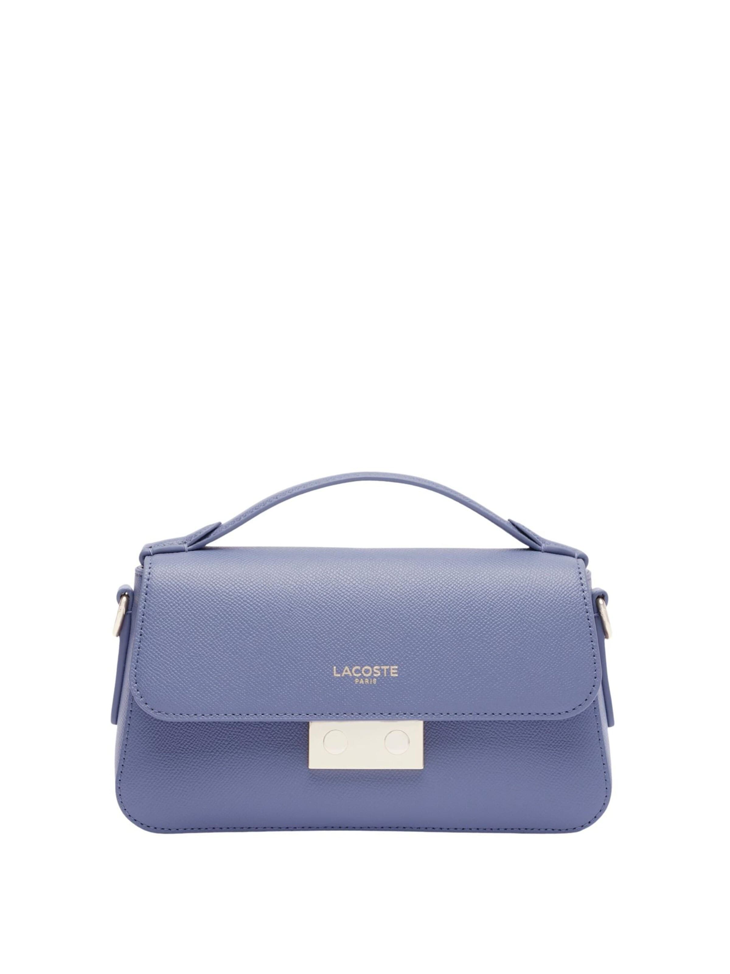 LACOSTE Skuldertaske 'Champs Elysees' i blå: forside