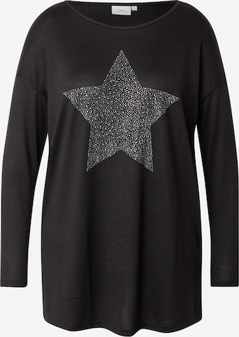 T-shirt 'CARMalba' ONLY Carmakoma en noir : devant
