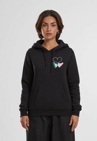 Mister Tee Свитшот 'Kicks Love' в Черный: спереди
