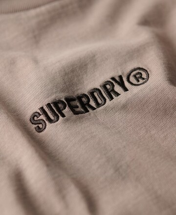 T-shirt oversize Superdry en marron