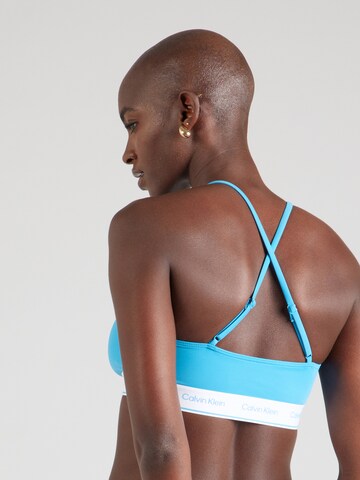 Calvin Klein Swimwear - Bustier Top de bikini en azul