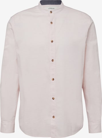 s.Oliver Regular fit Overhemd in Roze: voorkant