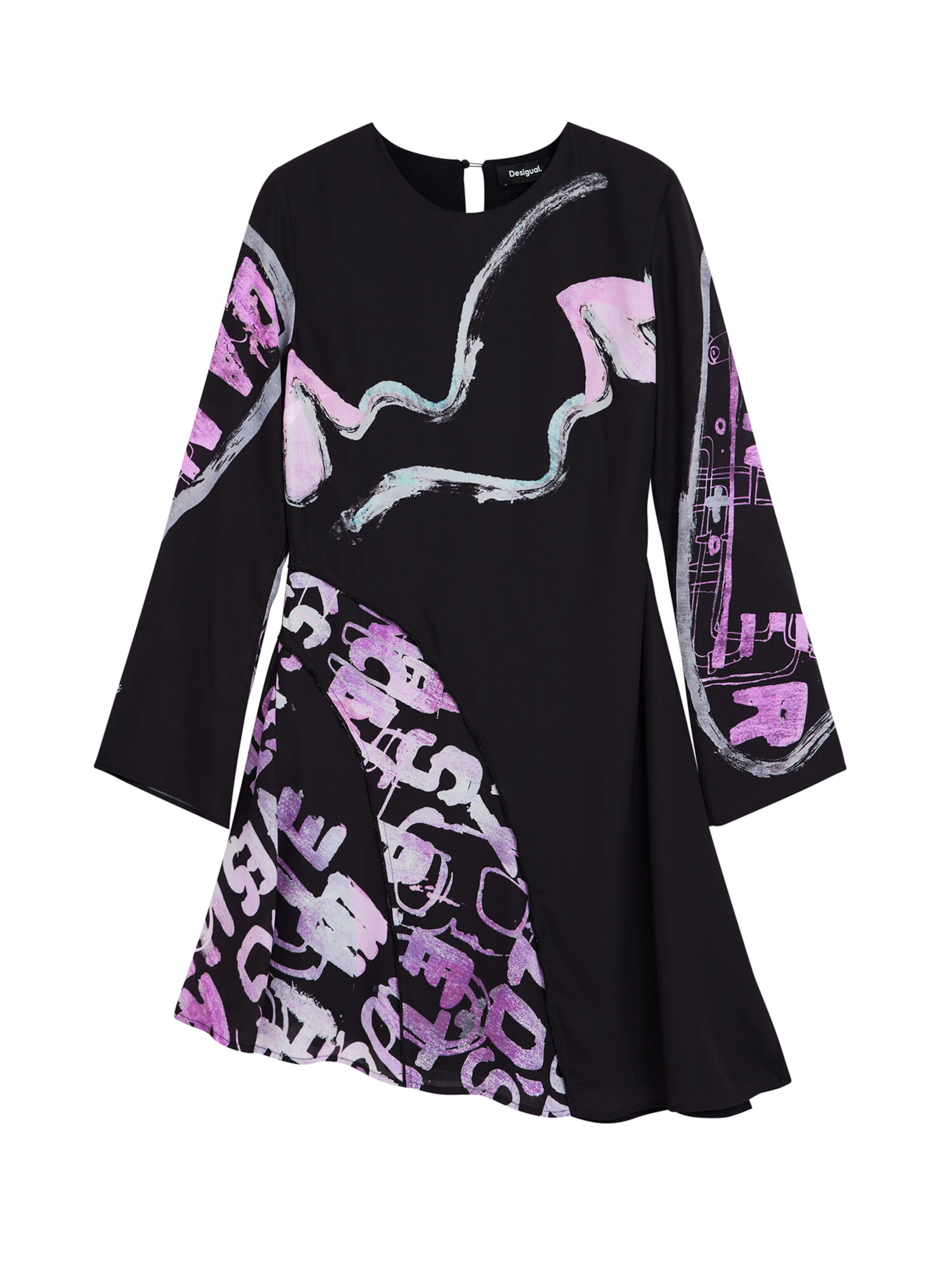 Desigual Obleka | črna barva: sprednja stran