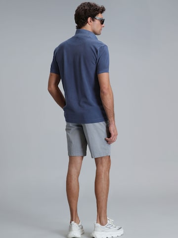 Coupe slim Pantalon chino 'ZEGLER' Lufian en gris