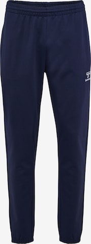 Hummel Tapered Sportbroek 'Go 2.0' in Blauw: voorkant