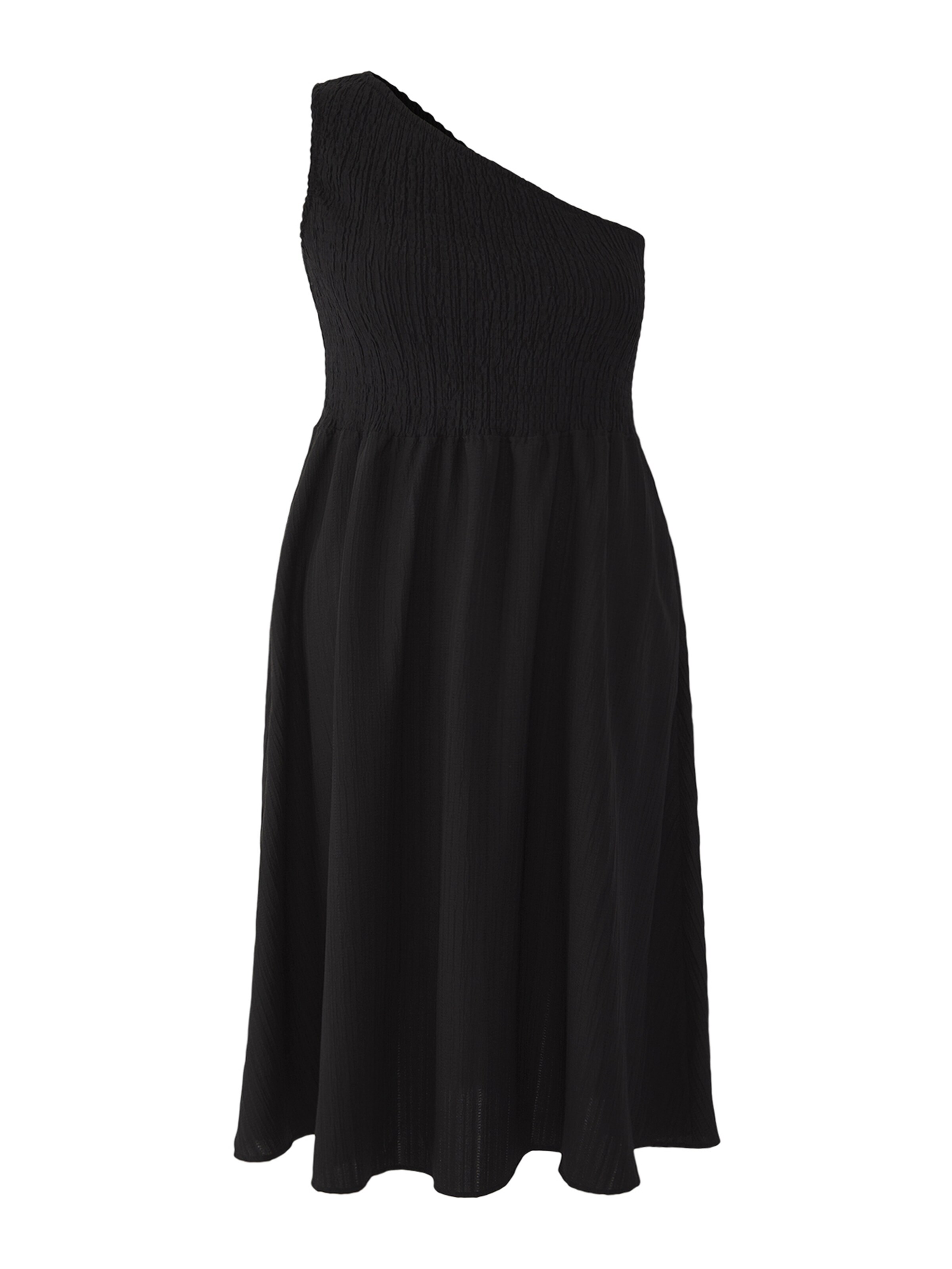 Robe Trendyol Curve en noir : devant