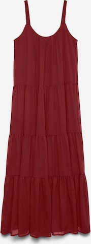 Vero Moda Curve - Vestido 'VMCSmilla' en rojo: frente