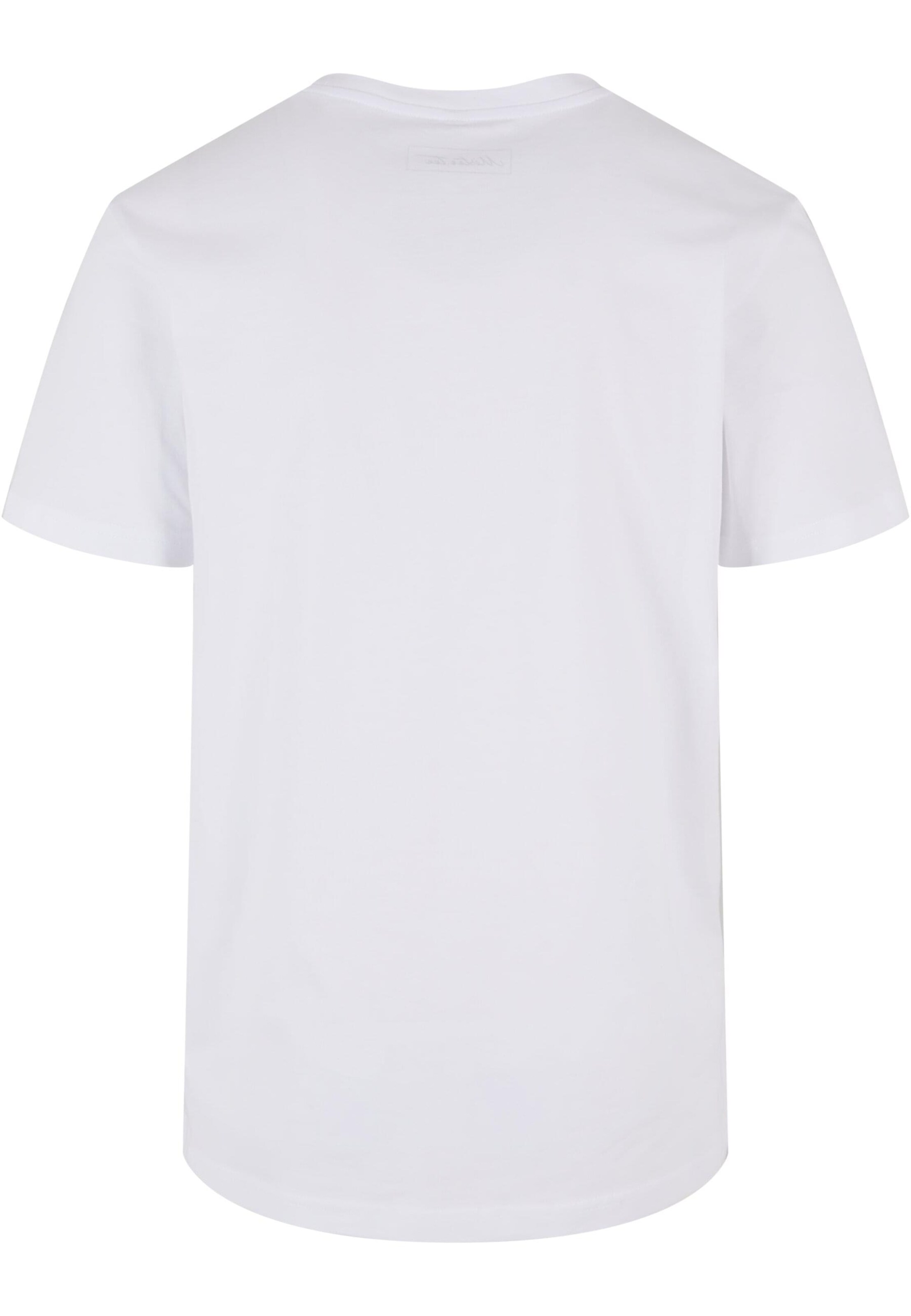 T-Shirt 'Kein Kind von Traurigkeit' Mister Tee en blanc
