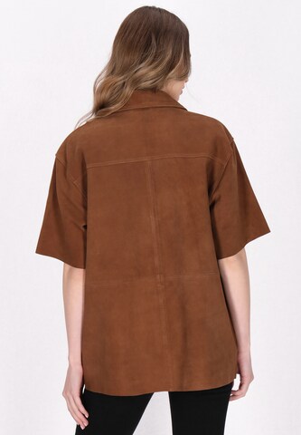 DreiMaster Vintage - Blusa en marrón