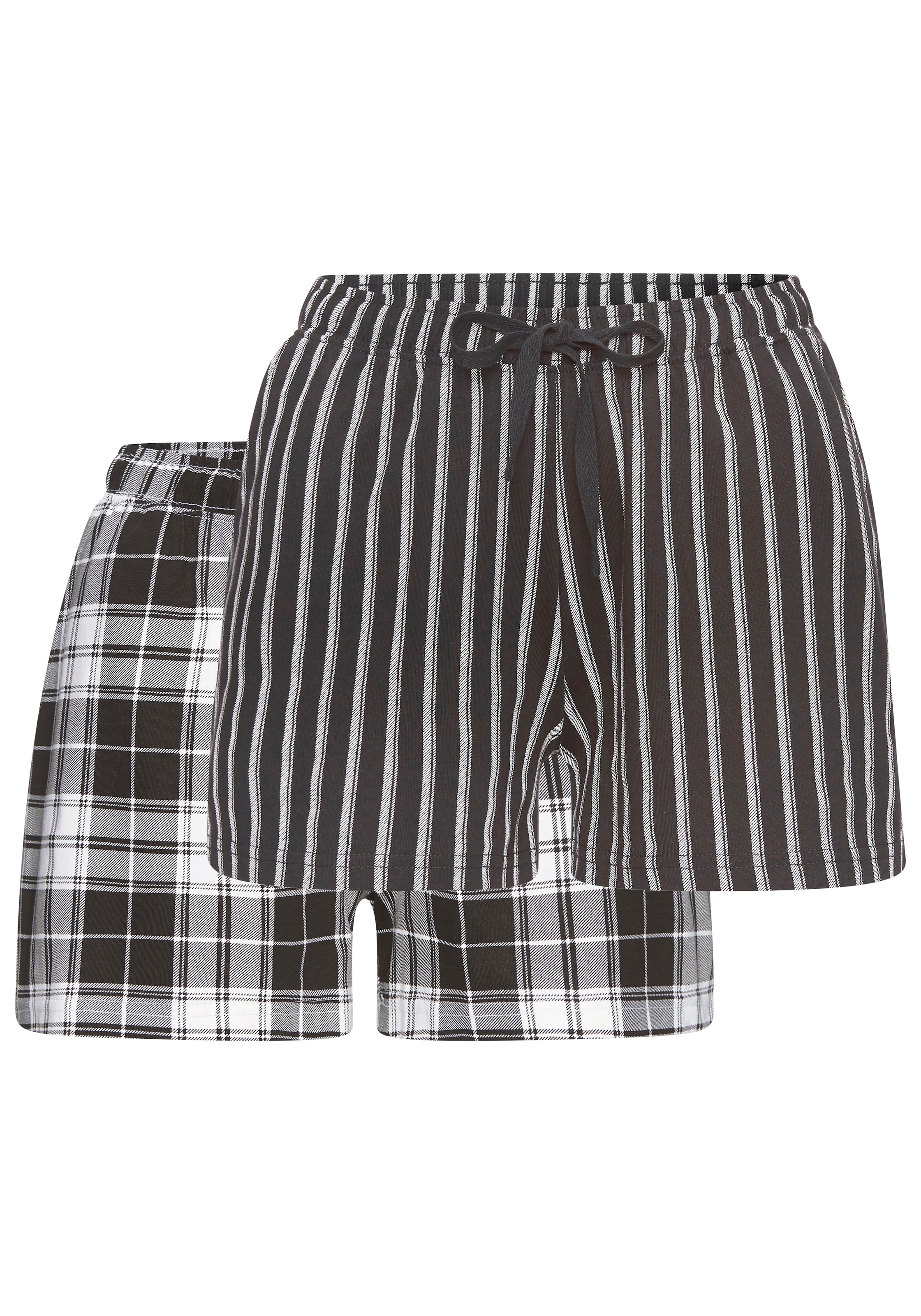 VIVANCE Pajama Pants in Black: front
