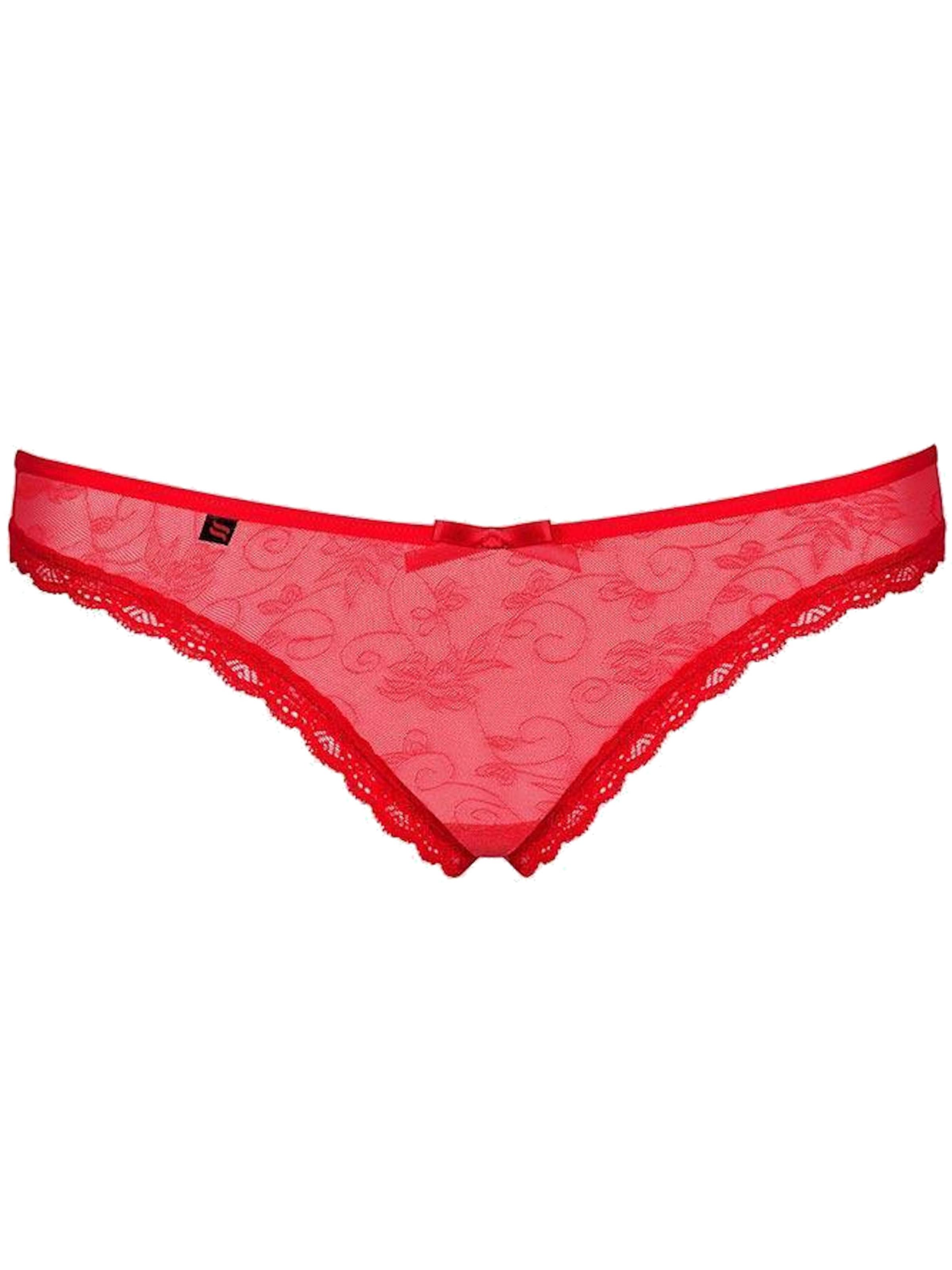 Obsessive Boyshorts 'Romansia panty' in Red: front