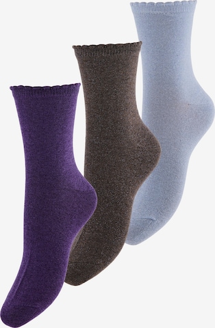PIECES Sokken 'Sebby' in Gemengde kleuren: voorkant