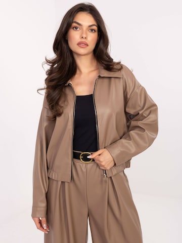 madnezzmilano Übergangsjacke in Beige: Vorderseite