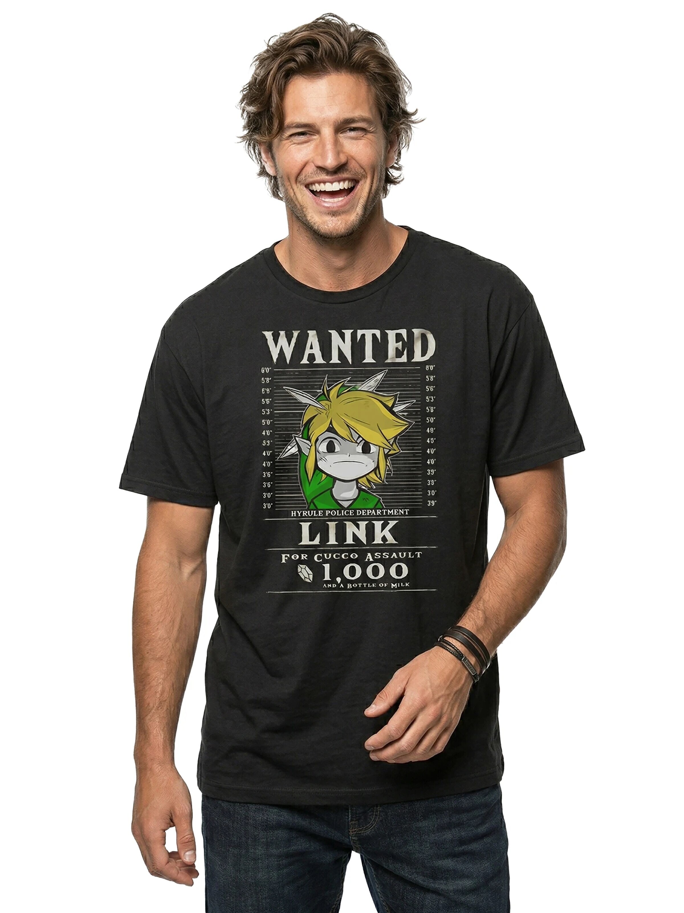 MAKAYA Shirt 'WantedLink' in Black