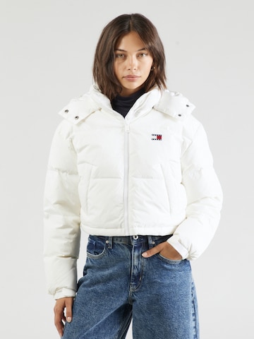 Tommy Jeans Jacke 'ALASKA' in Weiß: Vorderseite