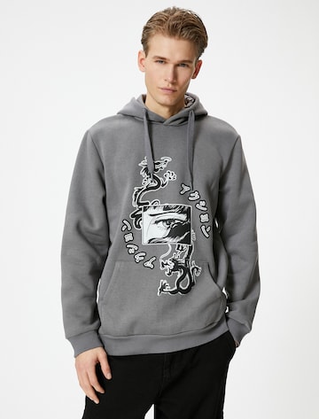 Koton Sweatshirt in Grau: Vorderseite